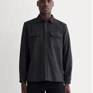 Everlane Men's Button Down Overshirt - Black